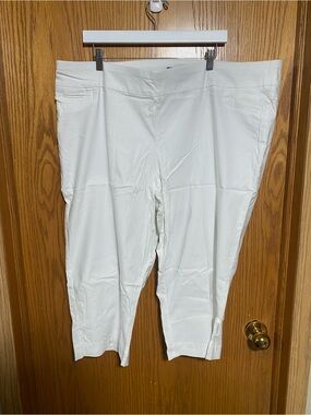 Plus size pull on capris